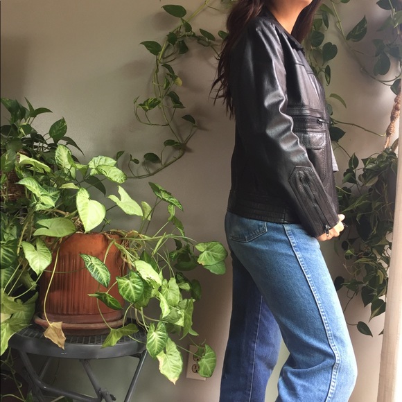 1970's vintage motorcycle leather jacket - Picture 3 of 6